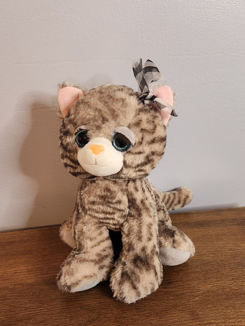 The Petting Zoo Grey Tabby Cat Stuffed Animal 9in 2021